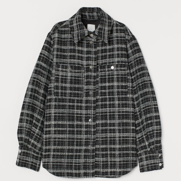 OVERSIZE JACQUARD JACKET main image 1